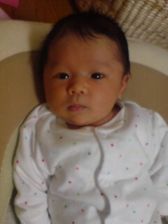 １ヶ月健診 小春日和