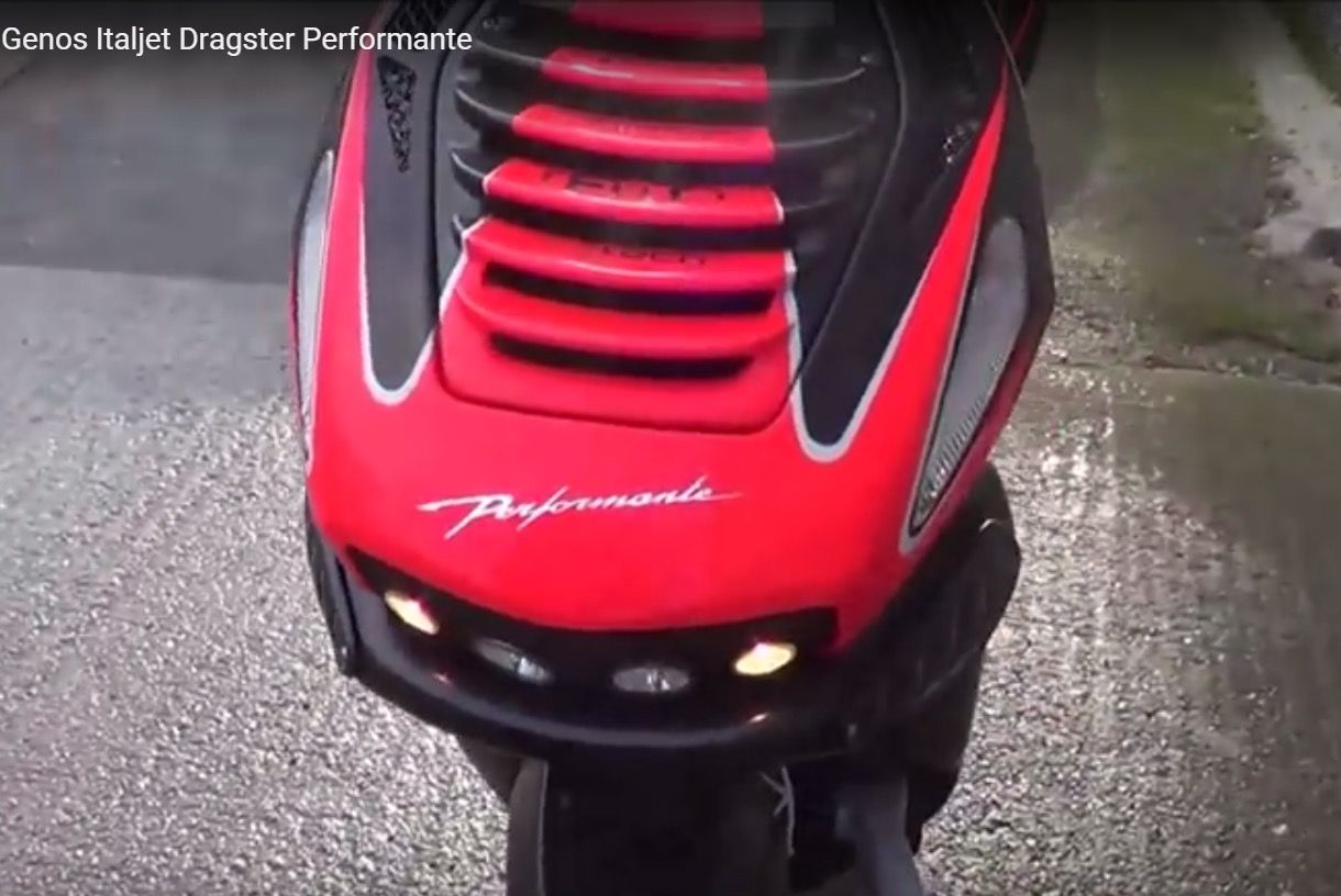 ヘッドライト改造 イタルジェット ドラッグスター180 改造 修理計画 15