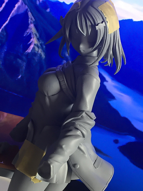 ひとみ亭 1/9 宮森ゆず「メルキス」 ワンフェス トレフェス ガレージキット フィギュア トレフェス NEO 有明2ひとみ亭 メルキス 宮森ゆず＋机付ワンフェス WF