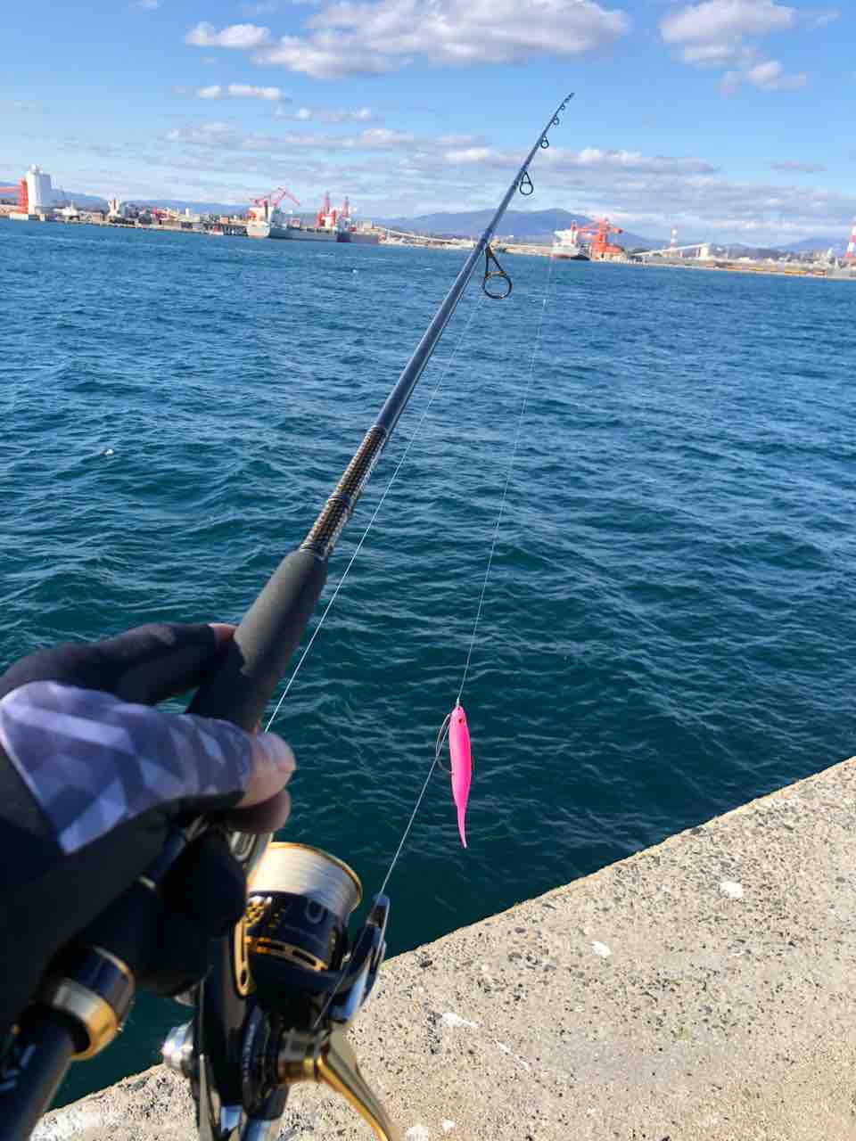 初釣り 小名浜沖堤防ロックフィッシュゲーム My Hobby Style 釣れない釣りは慣れてますpart2