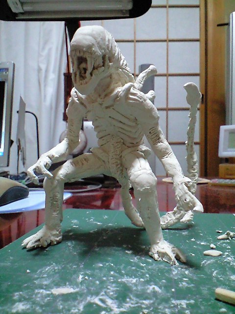 粘土でエイリアン作ってみたよ ただの日記