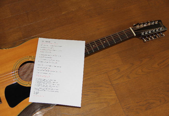 Queen 39 Guitar コード譜を清書 Hiyohiyo