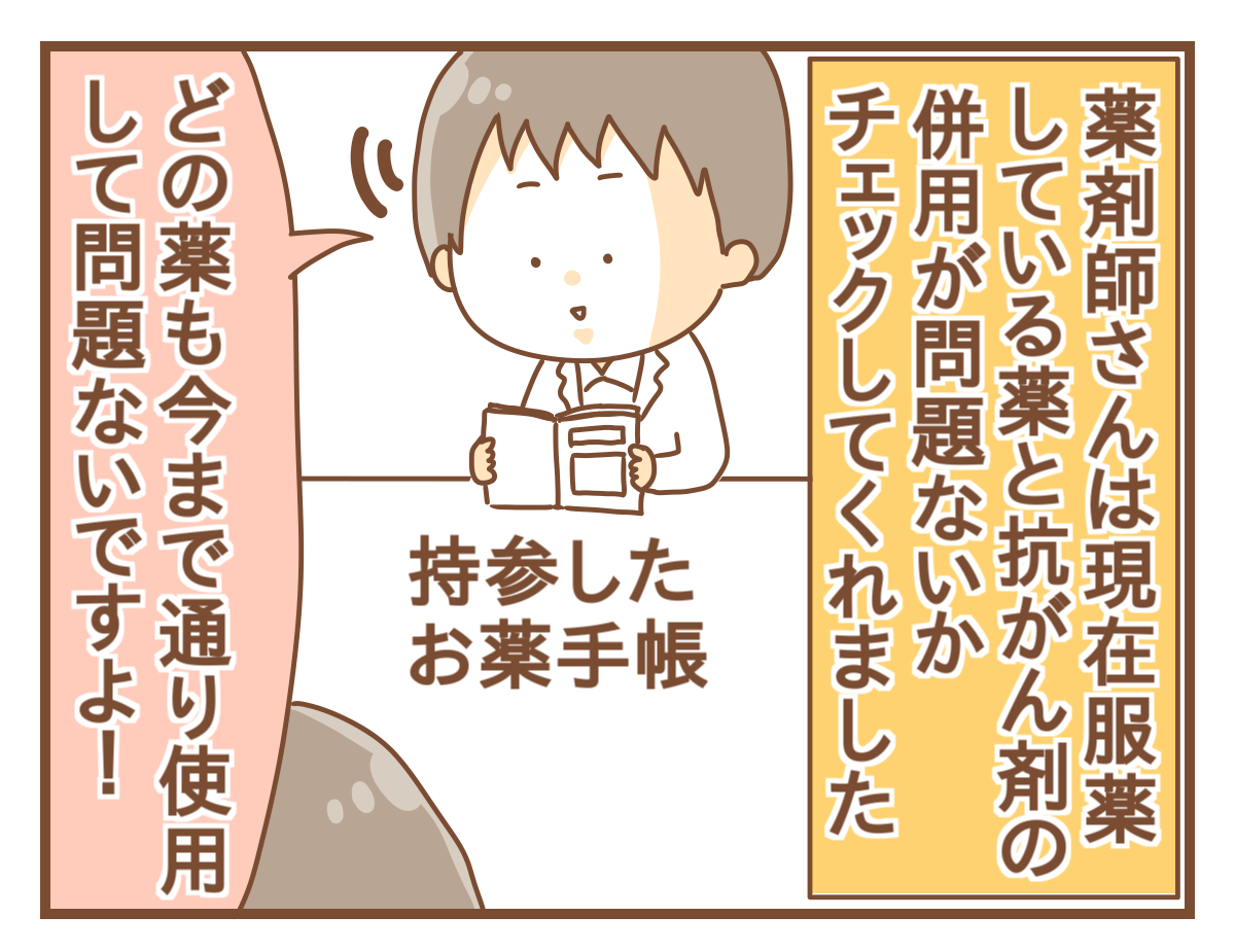 抗がん剤開始前 抗がん剤と現在飲んでる薬は併用可能 ひよっこ一家備忘録 Powered By ライブドアブログ