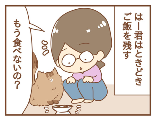 ご飯を残した猫に既視感があったワケ