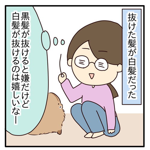 私の白髪を◯◯と間違えた次女