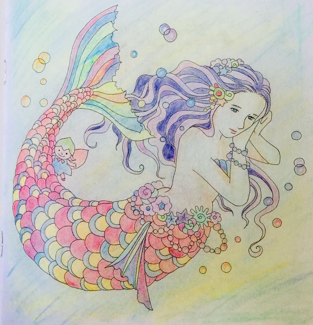 癒しの塗り絵 メルヘンの世界 胃を全摘しちゃいました けど 元気ですよー 不器用のつぶやき