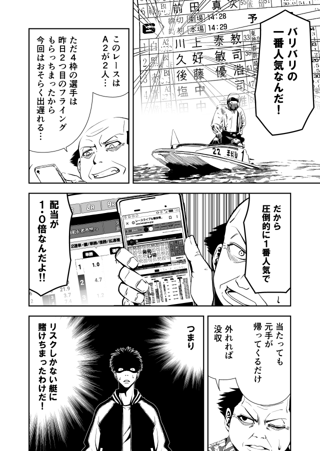 ボートレース予想屋漫画 Teru 027 伊藤ひずみブログ
