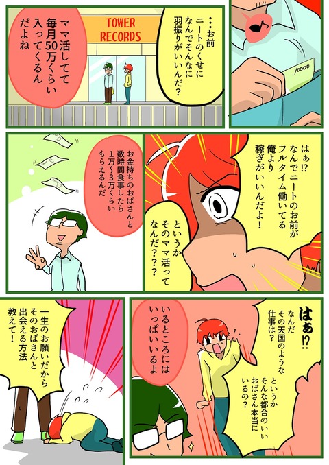 ママ活漫画