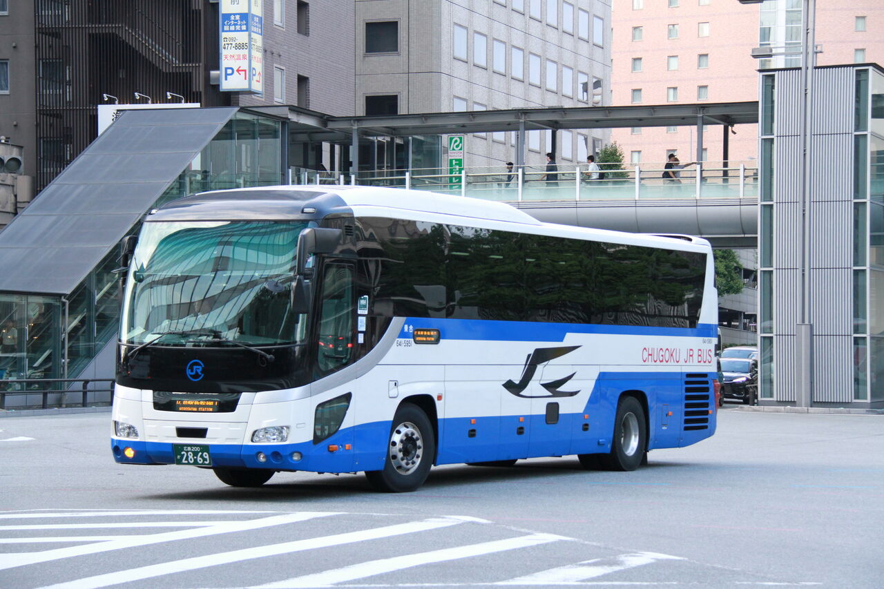 No.4493】JRバス中国 641-5951 : トライランダーの蔵出し写真館 ～今日