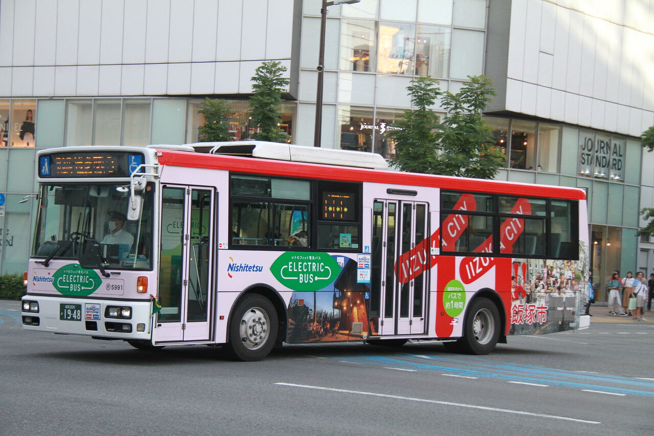 No.4430】西日本鉄道（バス） 5991（片江） : トライランダーの蔵出し