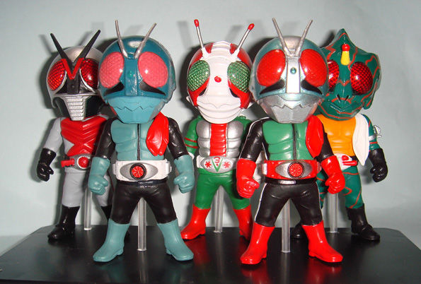 仮面ライダーのコレクションフィギュアに昭和ライダーも登場、1