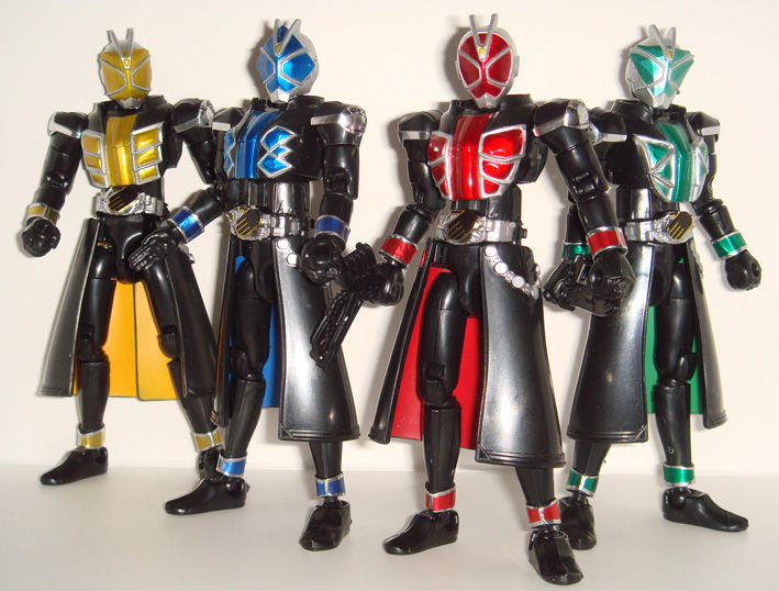 仮面ライダー　フィギュア　スタイルアクションウィザード　EX 食玩　4体セット 仮面ライダー フィギュア スタイルアクションウィザード EX 食玩