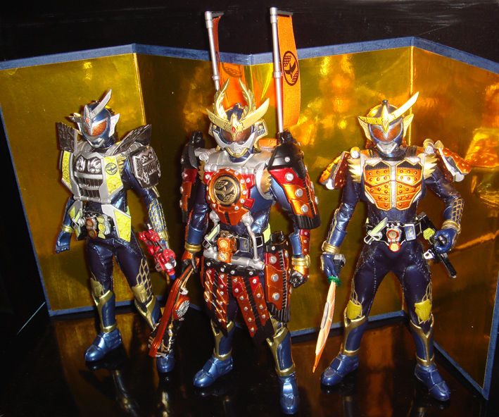仮面ライダー鎧武 カチドキアームズ ソフビ改造-完成 : 真ハセログ