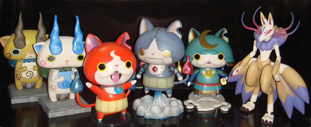 妖怪ウォッチプラモまとめ売り Yo-kai Watch Plastic Model BIG! Koma-san ☆ 255mm Big