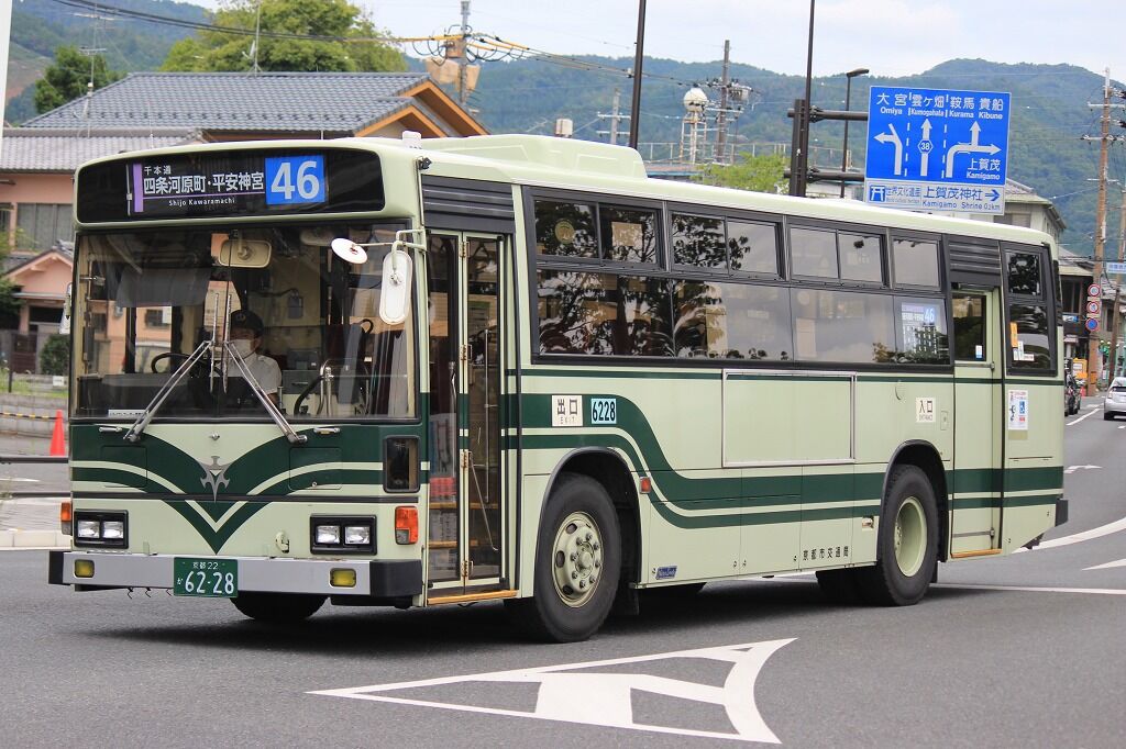 46号系統 西賀茂車庫～平安神宮 : きぬの鉄道・バスブログ