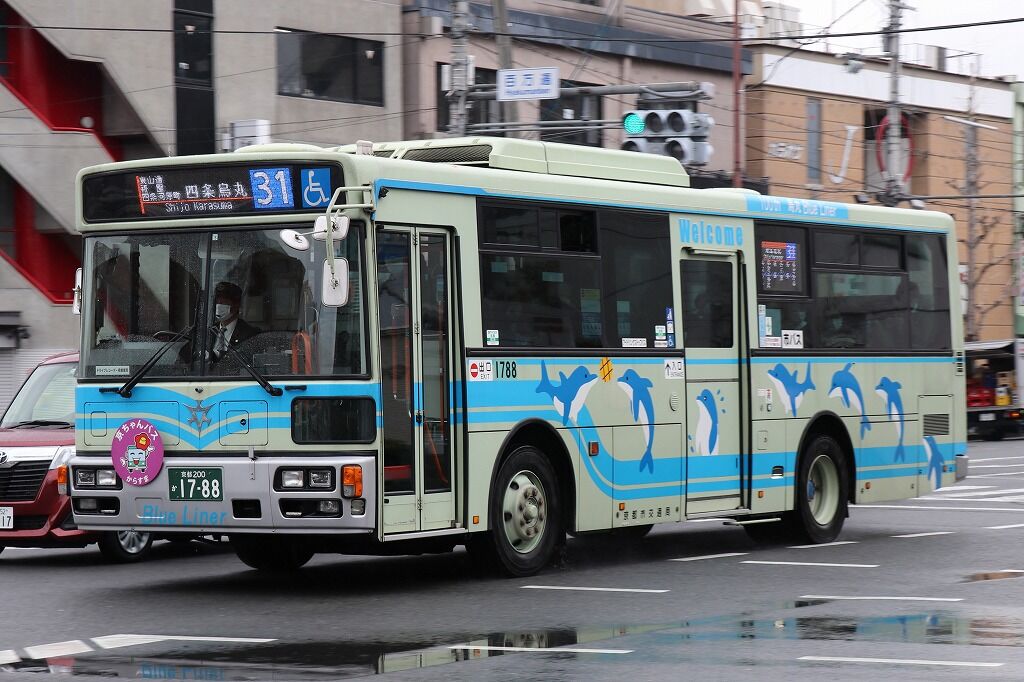 ３１号系統 岩倉操車場 四条烏丸 きぬの鉄道 バスブログ