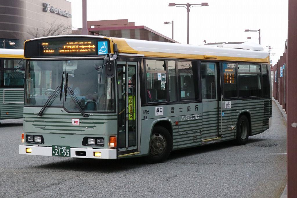 富士急行 シティバス 箱根登山バスの車両 御殿場 2017 3 きぬの鉄道 バスブログ