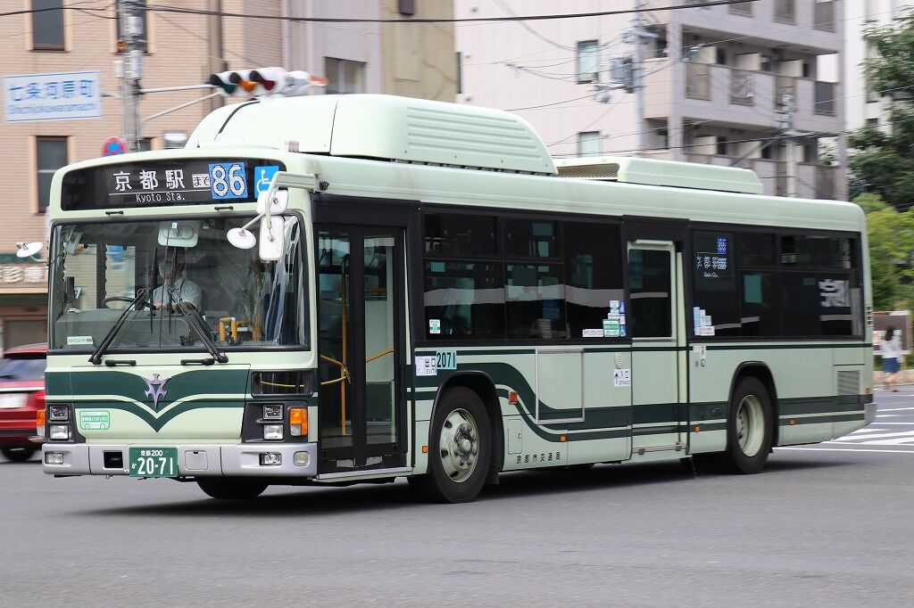 小梅 86号系統 梅小路公園・鉄道博物館～三条京阪 : きぬの鉄道