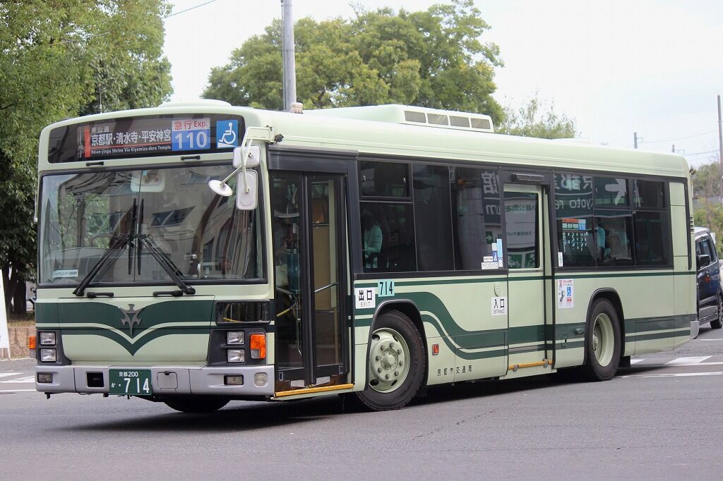 110号系統 梅小路公園 鉄道博物館 平安神宮 きぬの鉄道 バスブログ
