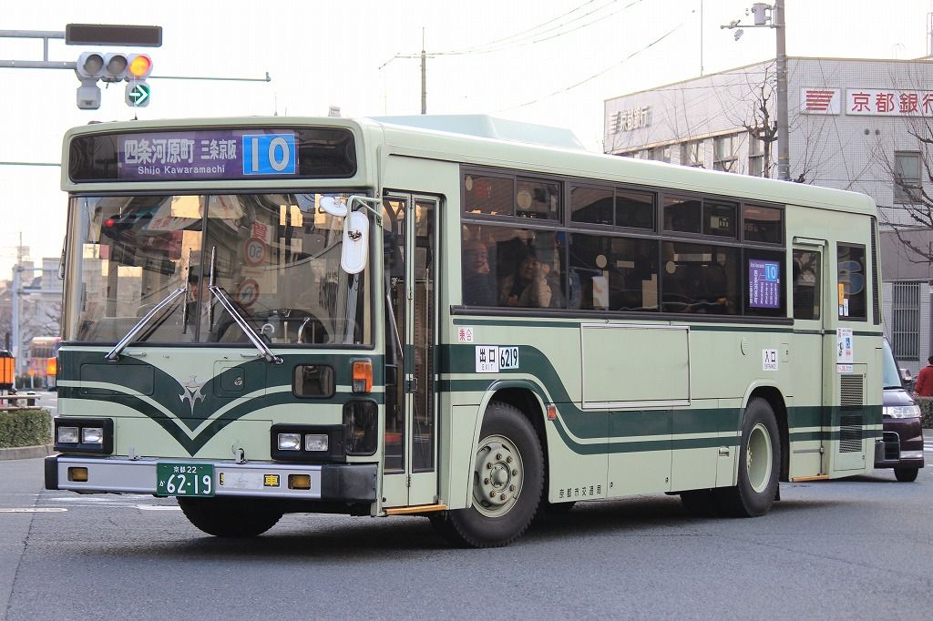 10系統 山越中町 四条河原町 三条京阪 きぬの鉄道 バスブログ 10系統 山越中町 四条河原町 三条京阪 きぬの鉄道 バスブログ