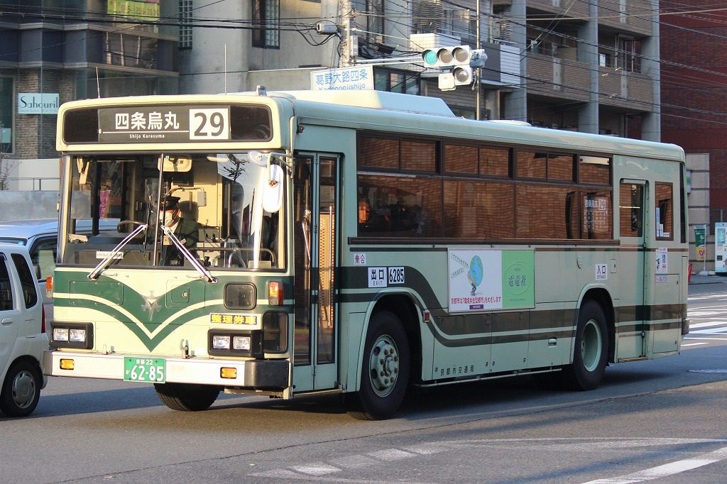 ２９号系統 洛西バスターミナル 四条烏丸 きぬの鉄道 バスブログ