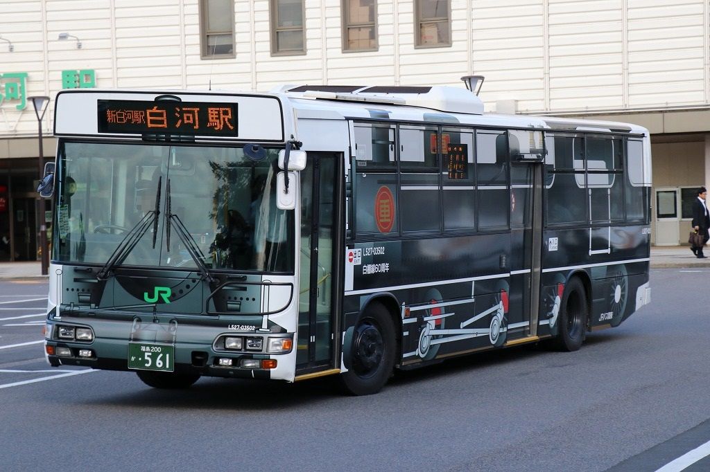 ジェイアールバス関東(白河)の車両(2017夏) : きぬの鉄道・バスブログ