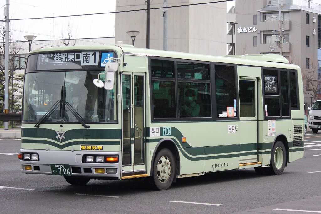 南１号系統 竹田駅西口 桂駅東口 きぬの鉄道 バスブログ