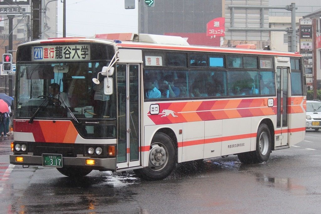 帝産湖南交通の車両 瀬田駅 16 7 1 きぬの鉄道 バスブログ