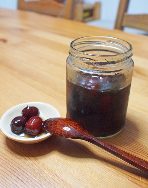 なつめの蜜煮