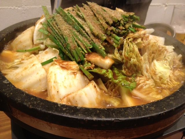 旨い安い あっさりのハマるもつ鍋 石焼鍋 いっしん 長居 もぐもぐろぐ
