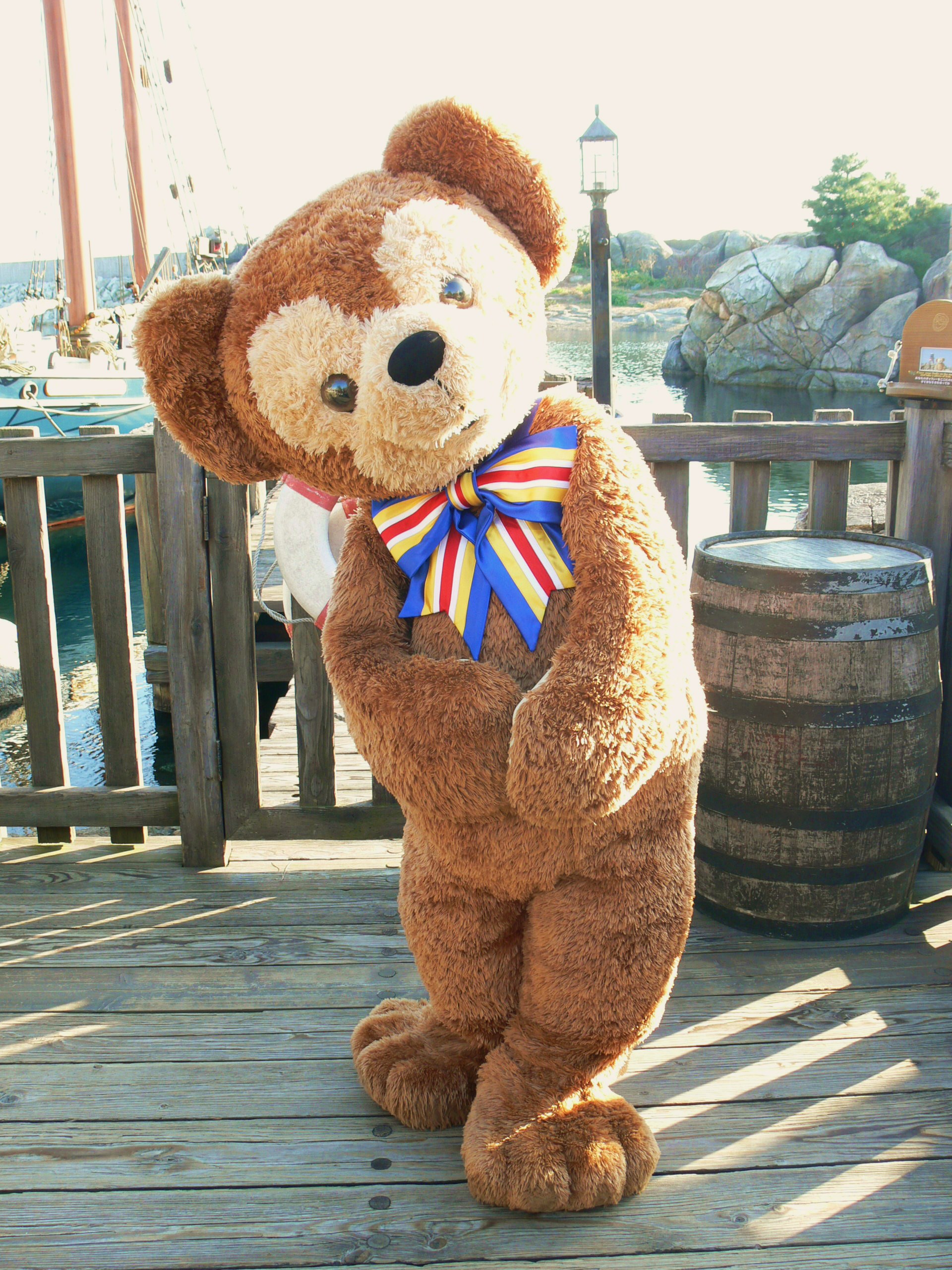 新春ダッフィーに会いに 花よりディズニー