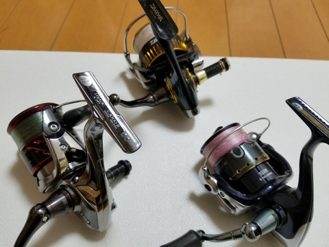 中禅寺湖使用　太鼓リール 2個セット 中禅寺湖使用太鼓リール 2個セット