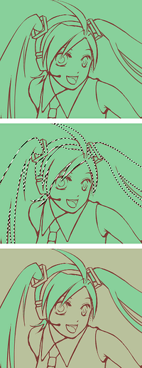 反転したチャンネルの利用手順