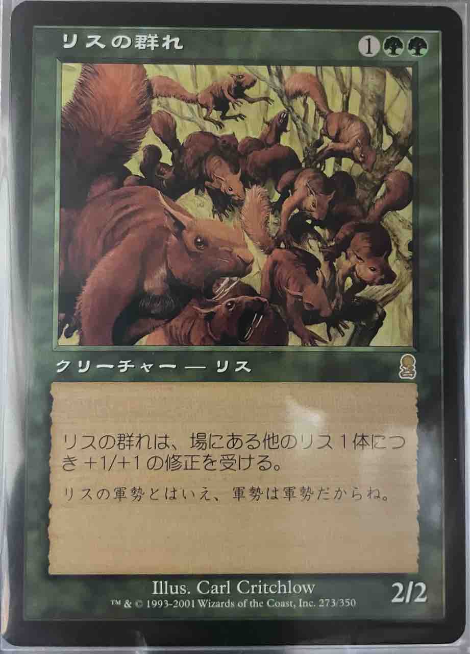 🐿リスのすすめ〜ドングリは世界を救う〜MTGリスカード紹介🐿②