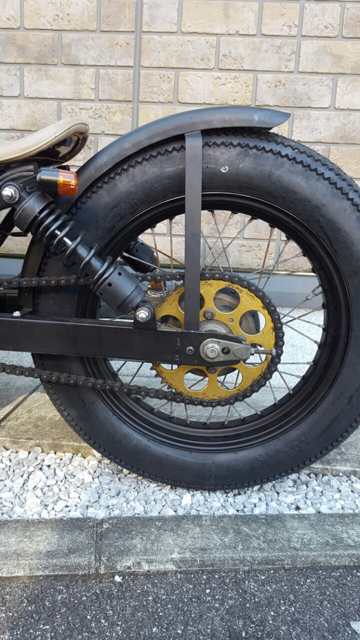 グラストラッカーサイドナンバーステー自作とフェンダー調整 K S Room