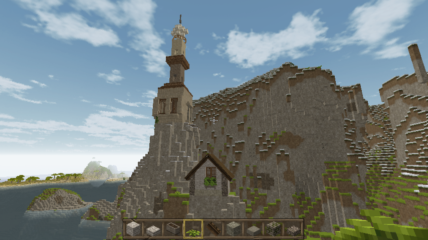 灯台 灯台守の小屋 マイクラ忘備録