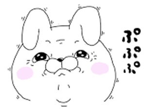 笑いをこらえる