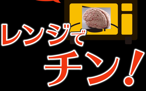 レンジで脳味噌チン