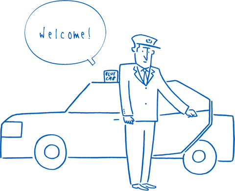 タクシーを呼ぶ 2