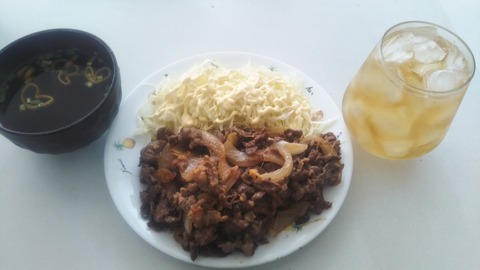 牛肉生姜焼き (6)