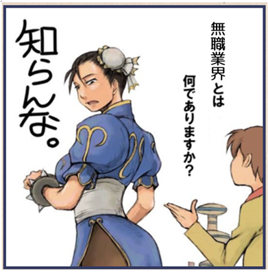 姫様、無職業界とは何でありますか