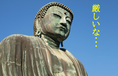 大仏　厳しいな