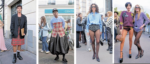 フランス　キチガイファッション4人