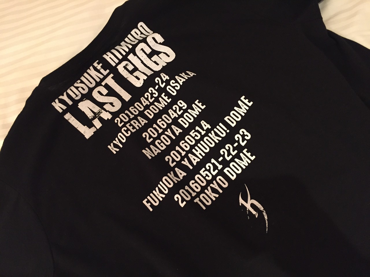 氷室京介　LASTGIGS Tシャツ　4枚セット Amazon.co.jp: 氷室京介 グッズ last gigs tシャツ Mサイズ