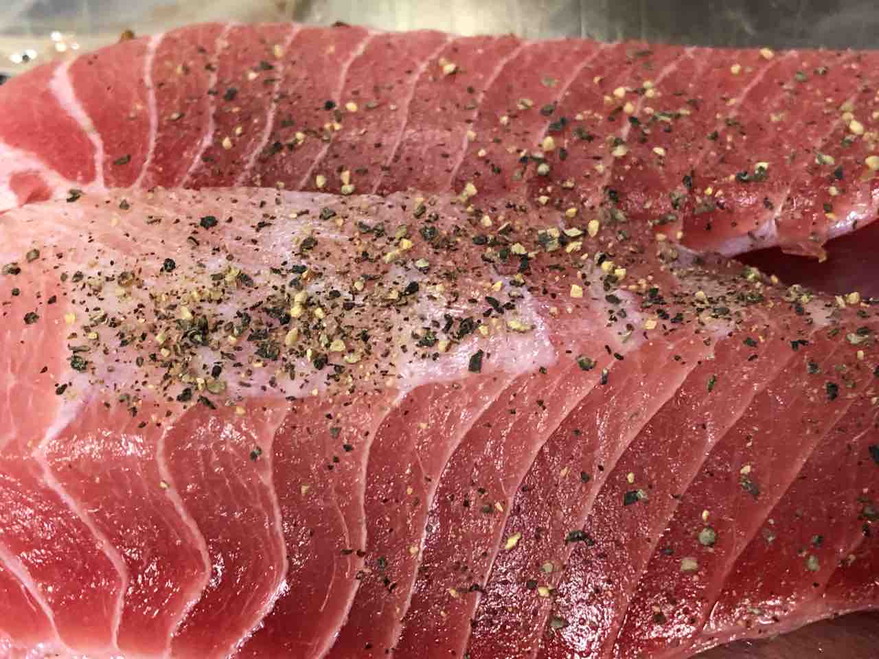 バチマグロのステーキ 牛肉炒飯 家ごはん No 16の日常 バチマグロのステーキ 牛肉炒飯 家ごはん No 16の日常