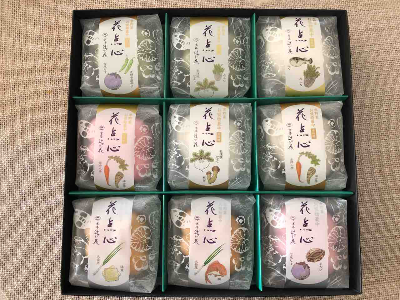 京洛 辻が花 花点心 お吸物最中 ギフト No 16の日常
