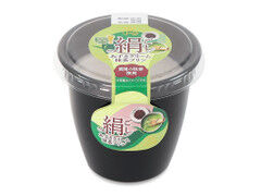 ロピア 絹ごしあずきクリーム抹茶プリン