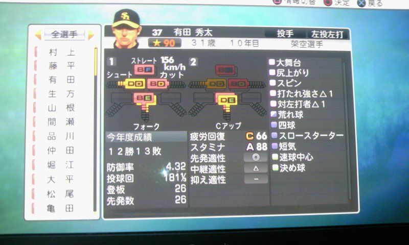 プロ野球スピリッツ12 有望架空選手ss 投手 ものぐさプログラマーの頭の中 プロ野球スピリッツ12 有望架空選手ss 投手 ものぐさプログラマーの頭の中
