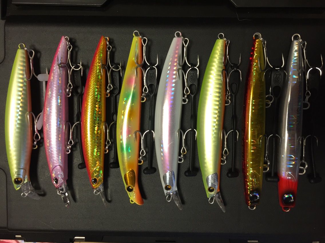 ルアー一覧 17年4月 遠州灘サーフ ヒラメ釣行