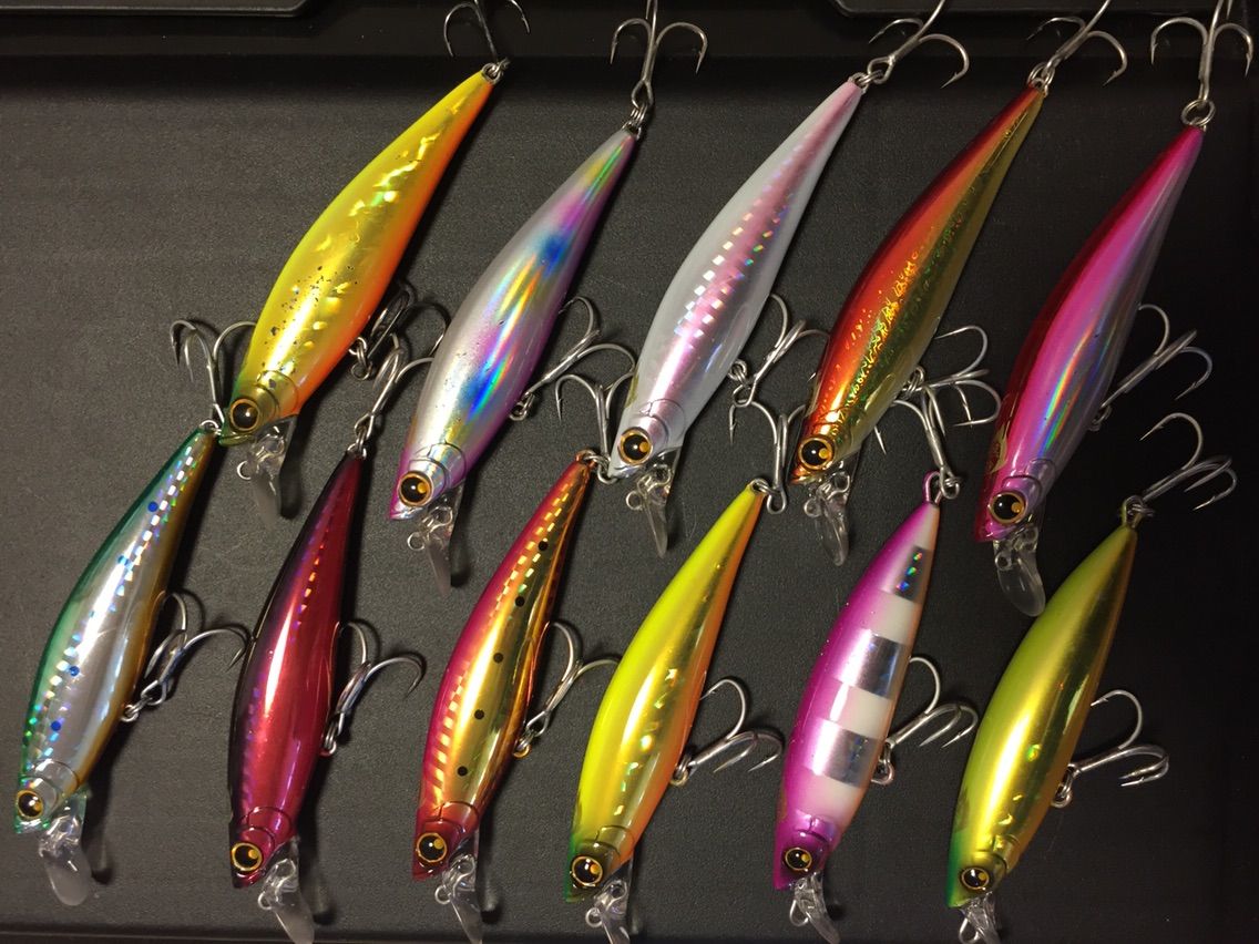 ルアー一覧 17年4月 遠州灘サーフ ヒラメ釣行